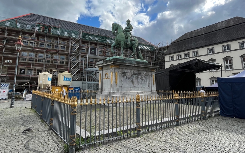 Jan Wellem Reiterstandbild auf dem Marktplatz