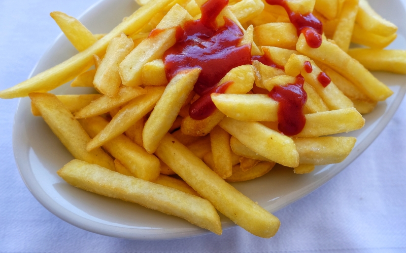 Saftige Pommes Frites