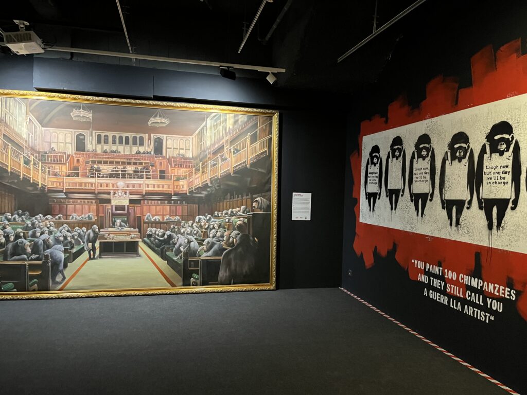 Für kurze Zeit werden alle Werke von Banksy präsentiert