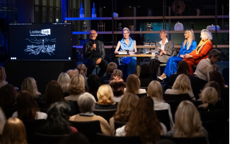 Intensive Diskussionsrunden beim Ladies Talk