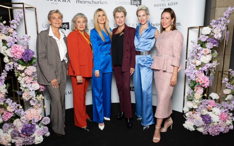 v.l.n.r.: Stefanie Kemp (Sana Kliniken AG), Dr. Rossella Marafioti (>Zebra< Brustkrebsberatung), Dr. Britta Kuehlmann (Plastisch-ästhetische Chirurgin), Michaela Rentmeister (Ladies Talk), Jeannine Halene (Rheinschurken GmbH) und Anja Katharina Bezold (Ladies Talk)