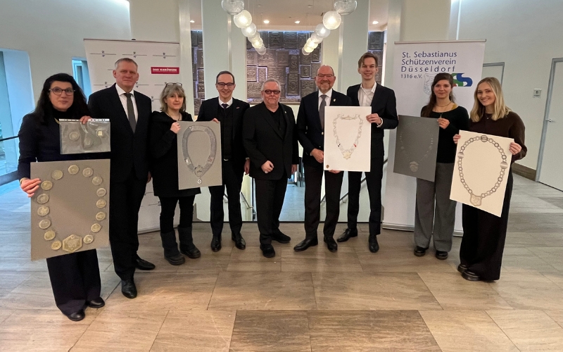 Die Sieger mit ihren Entwürfen