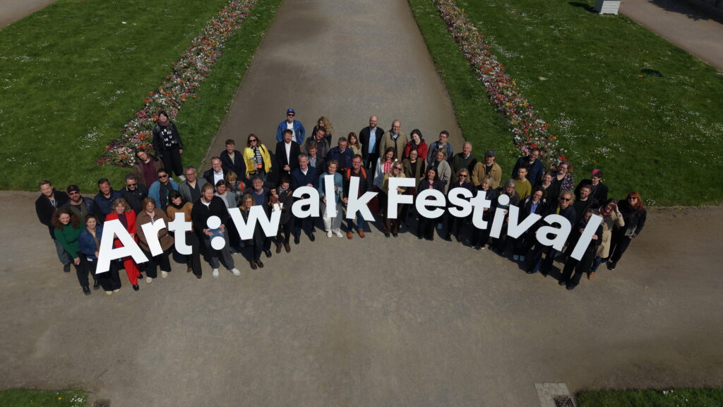 Gruppenfoto vom neuen Art:walk Festival Düsseldorf 2026